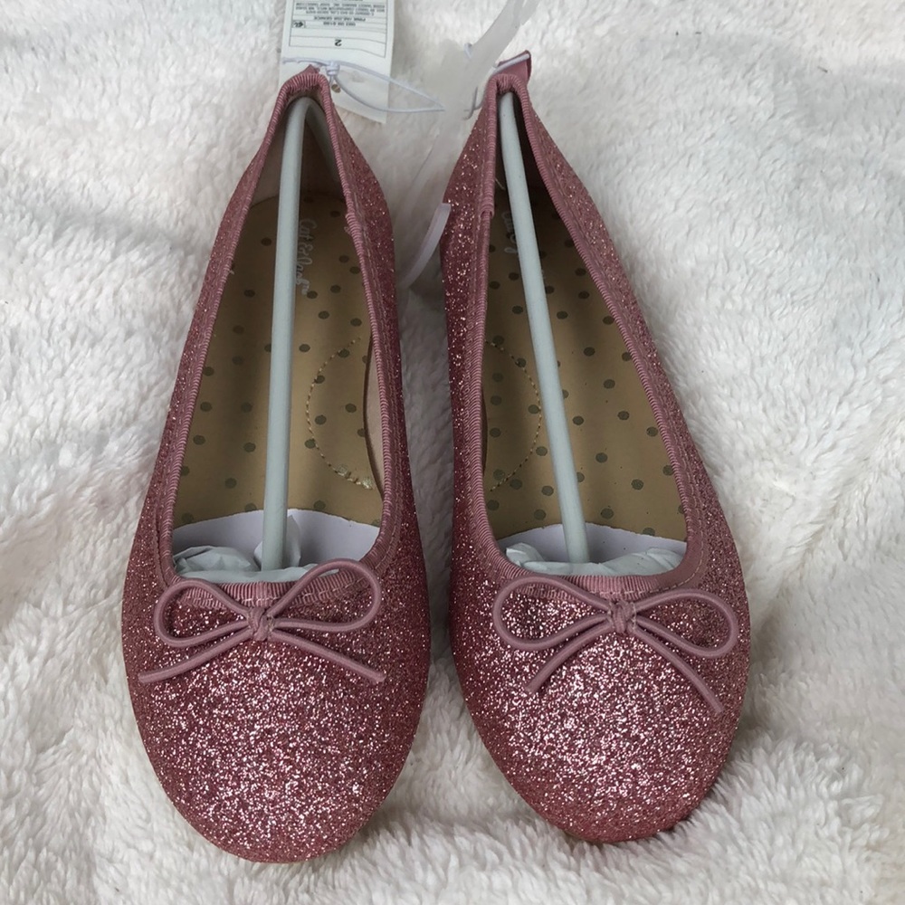 Cat & Jack girls Genice Slip On Ballet Flats NEW 2